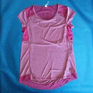 Champion Pink Short Sleeve Work Out Shirt